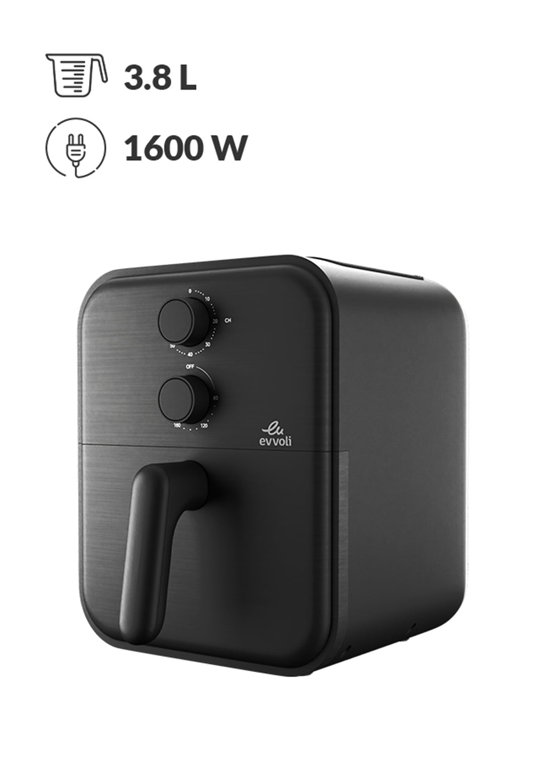 4L Air Fryer, Compact Design, Fast Crispy Cooking, Roaster