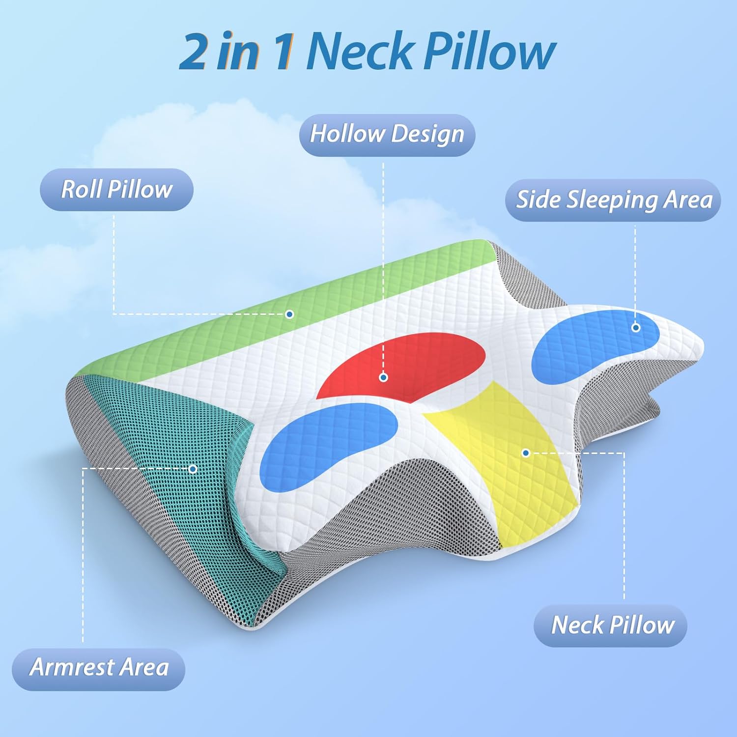 Butterfly Shape Memory Foam Pillow