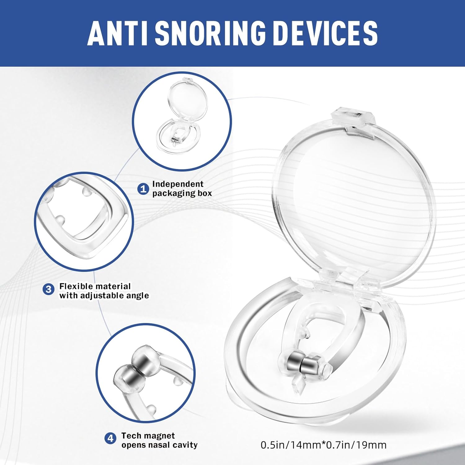 Magnetic Anti-Snoring Nose Clip