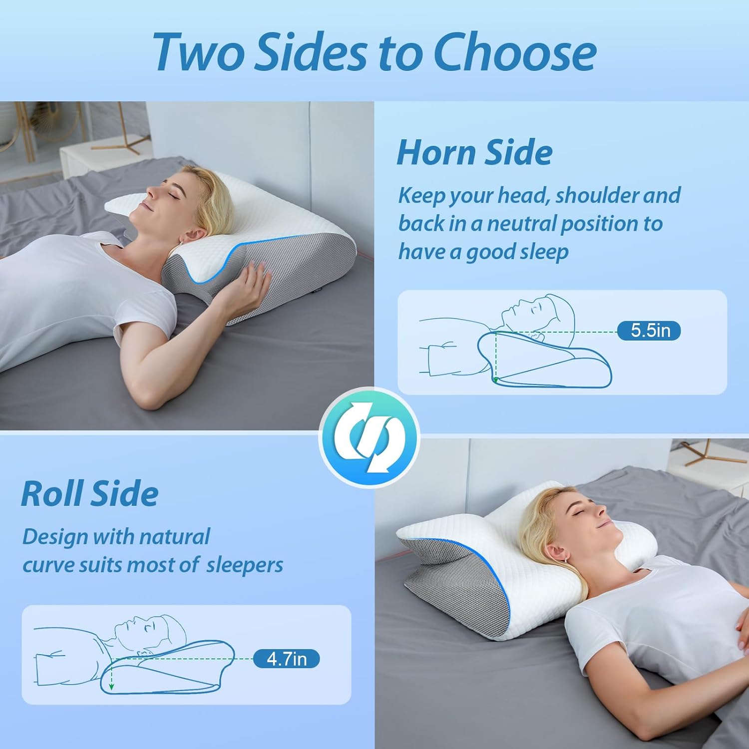 Butterfly Shape Memory Foam Pillow