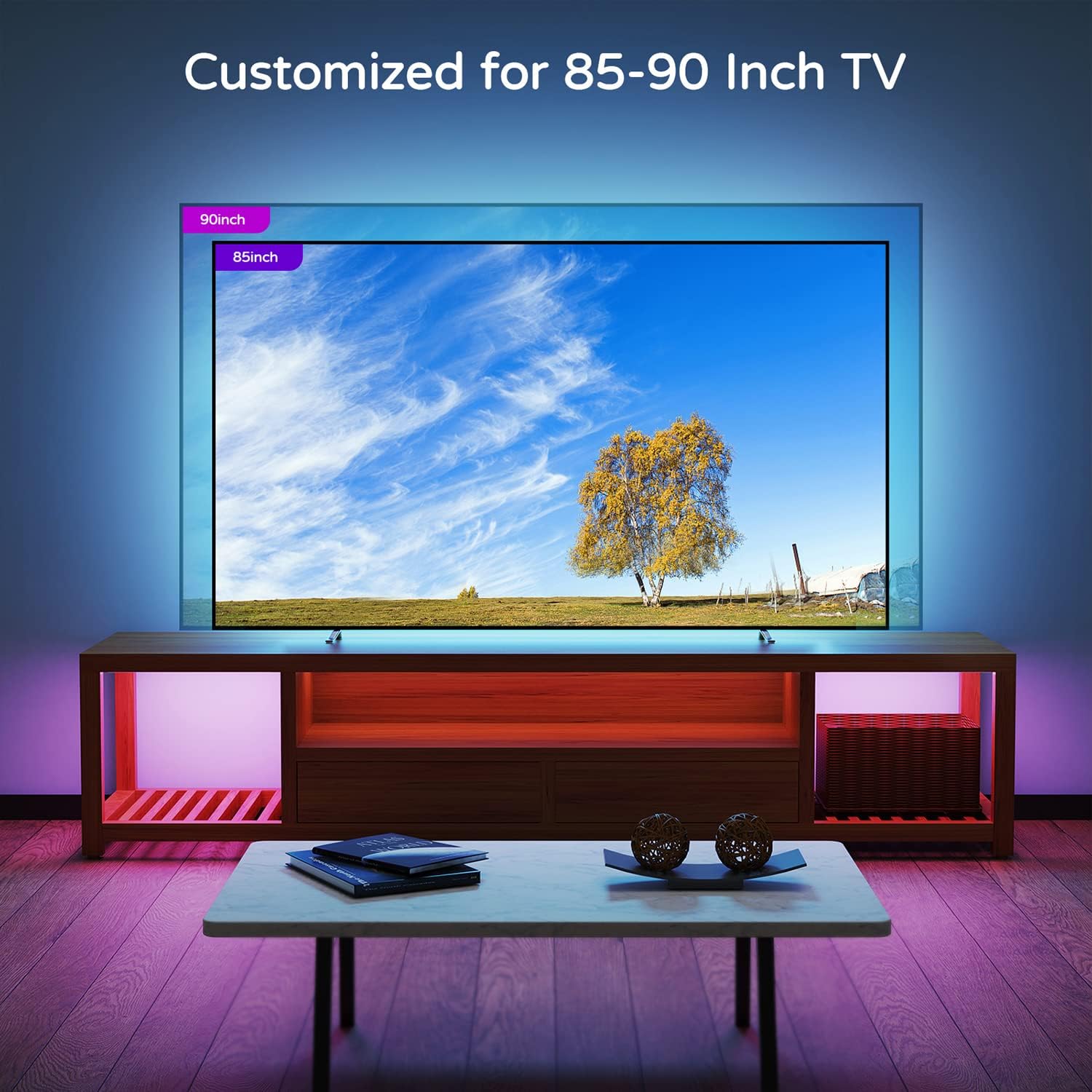 LED Strip Light with Remote Control (USB Powered) Red/Blue/Green 2meter