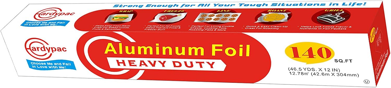 Aluminium Foil Food Wrap 1-Rool Silver 30cmx54meter