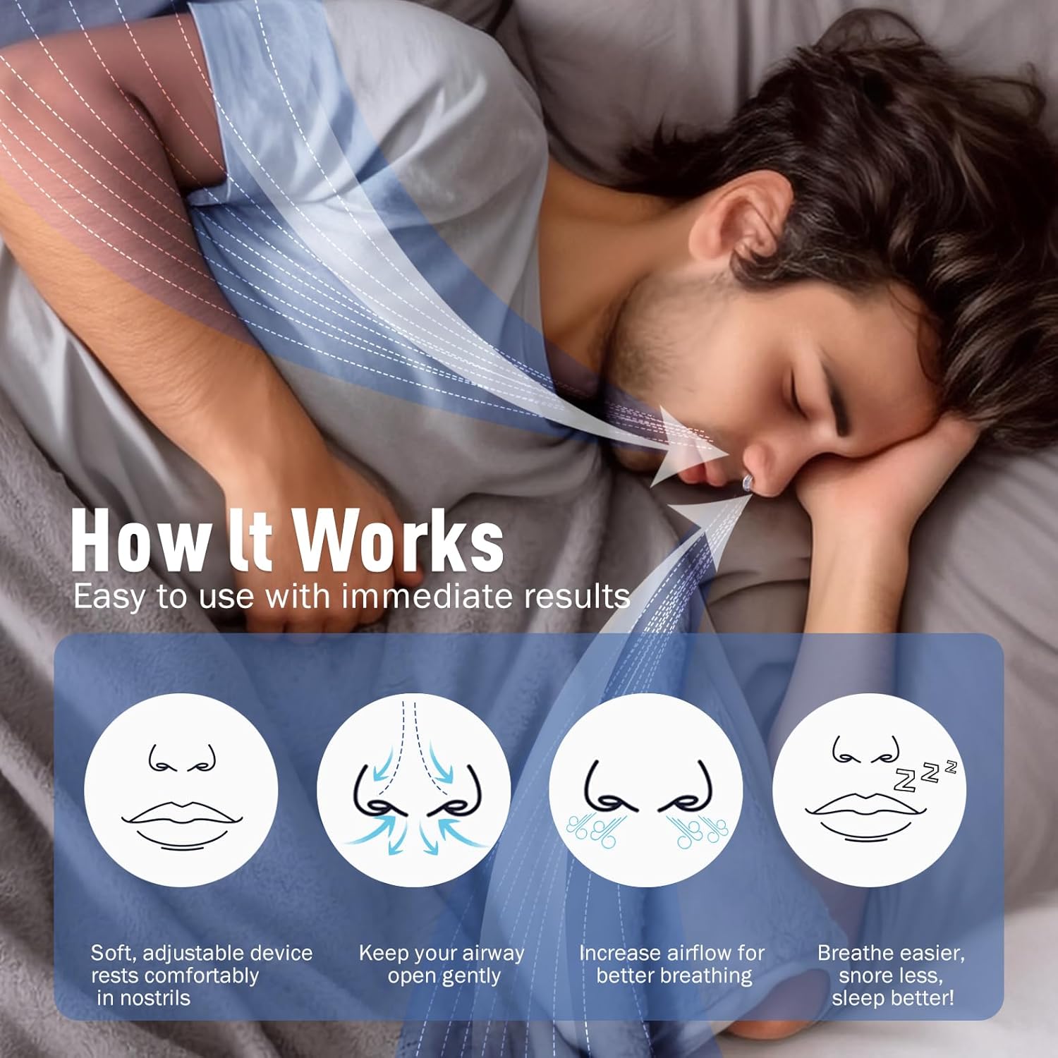Magnetic Anti-Snoring Nose Clip