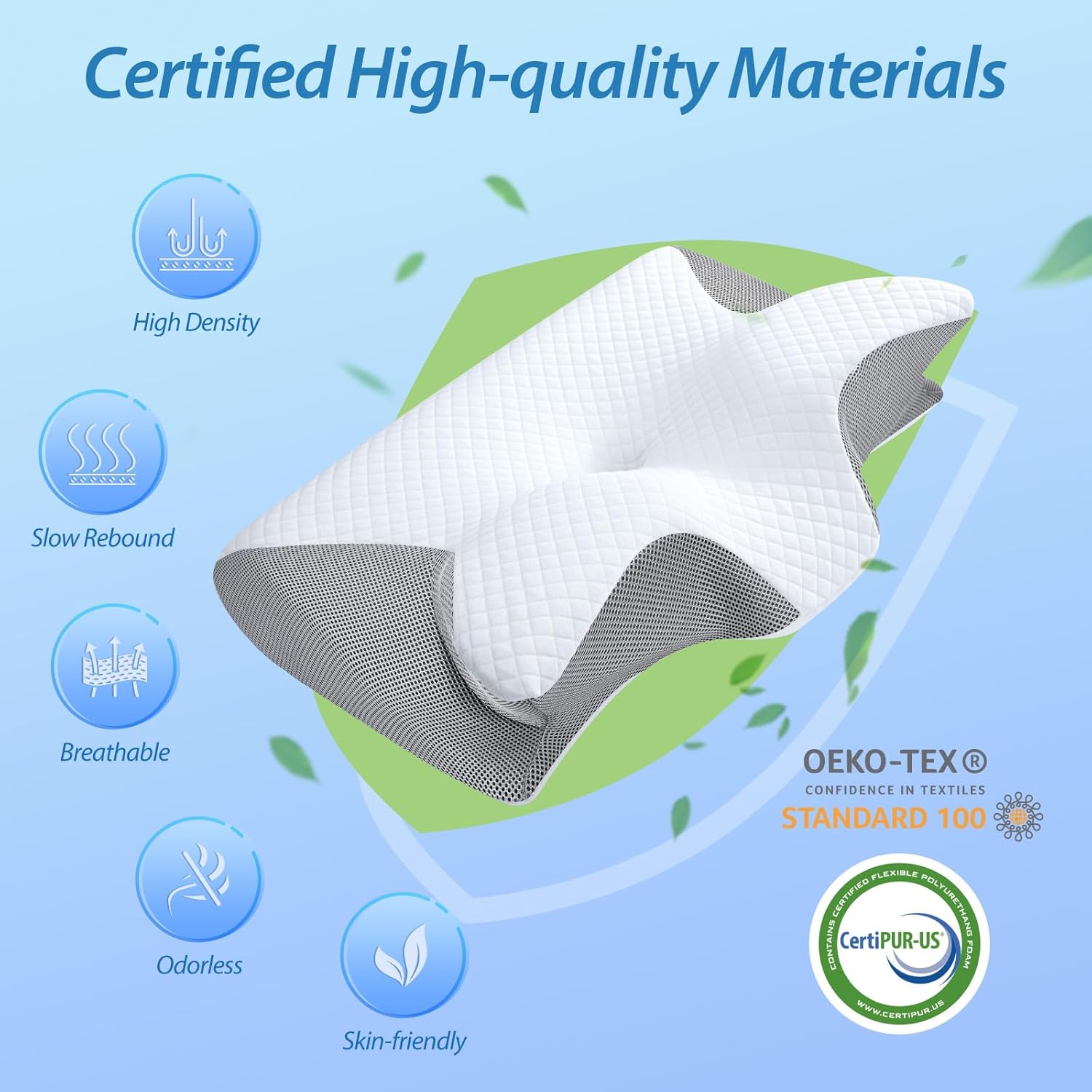 Butterfly Shape Memory Foam Pillow