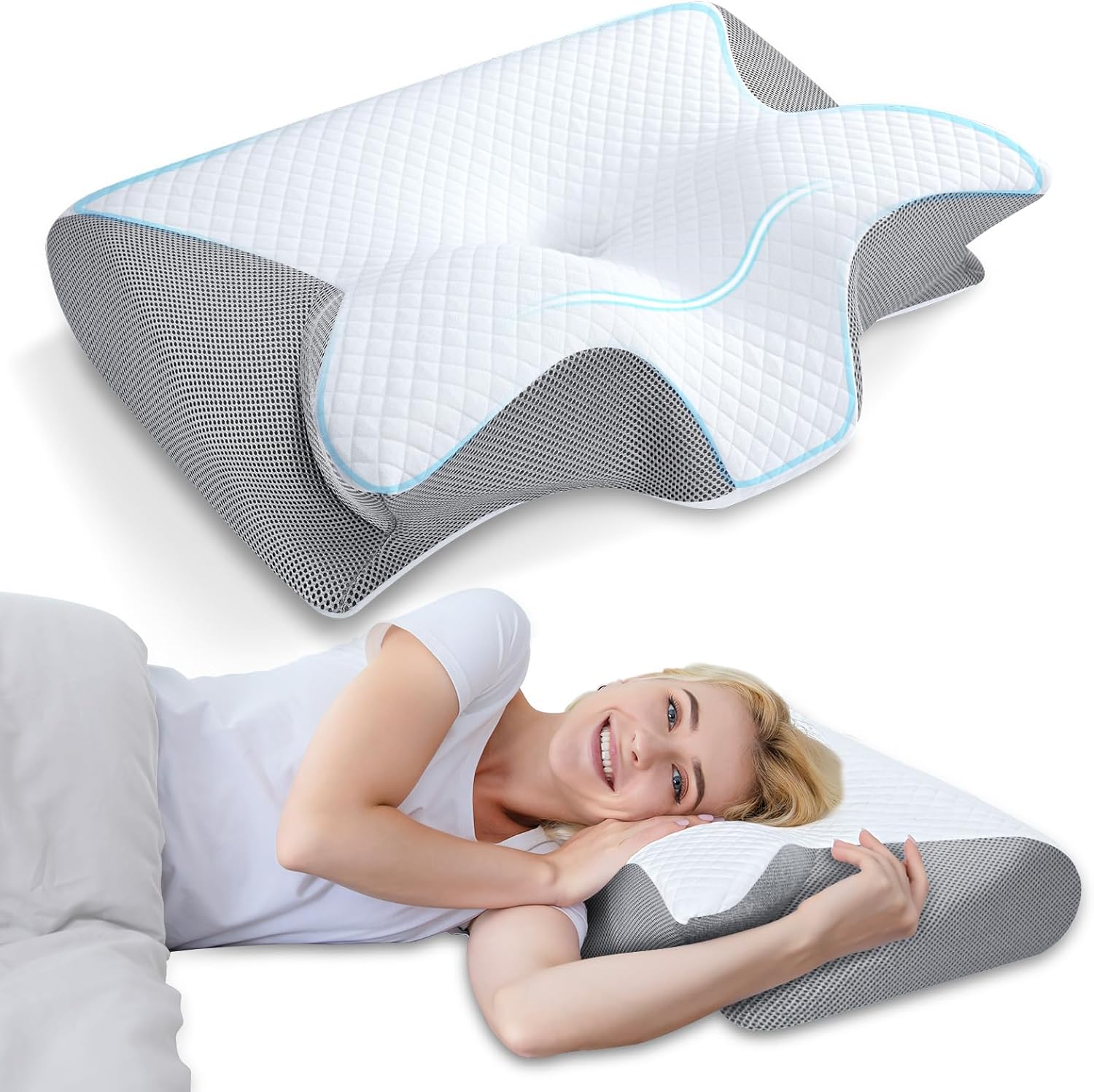 Butterfly Shape Memory Foam Pillow