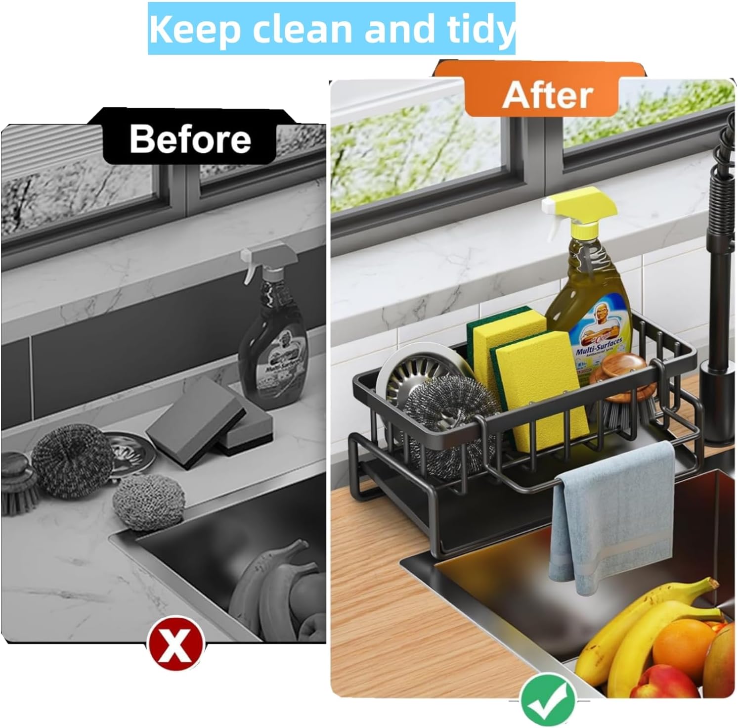 Sink Caddy Sponge Holder