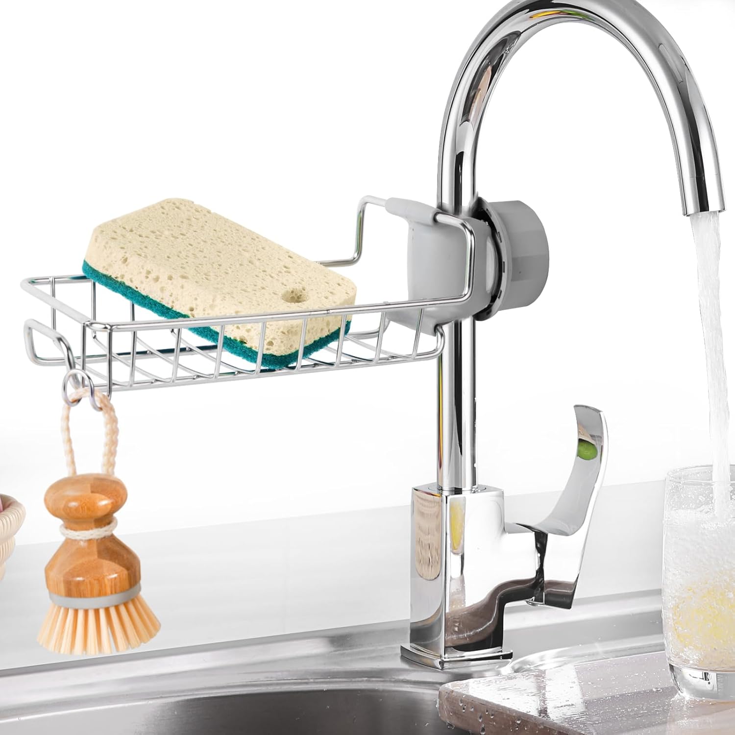 Sink Caddy Sponge Holder (Stainless Steel)