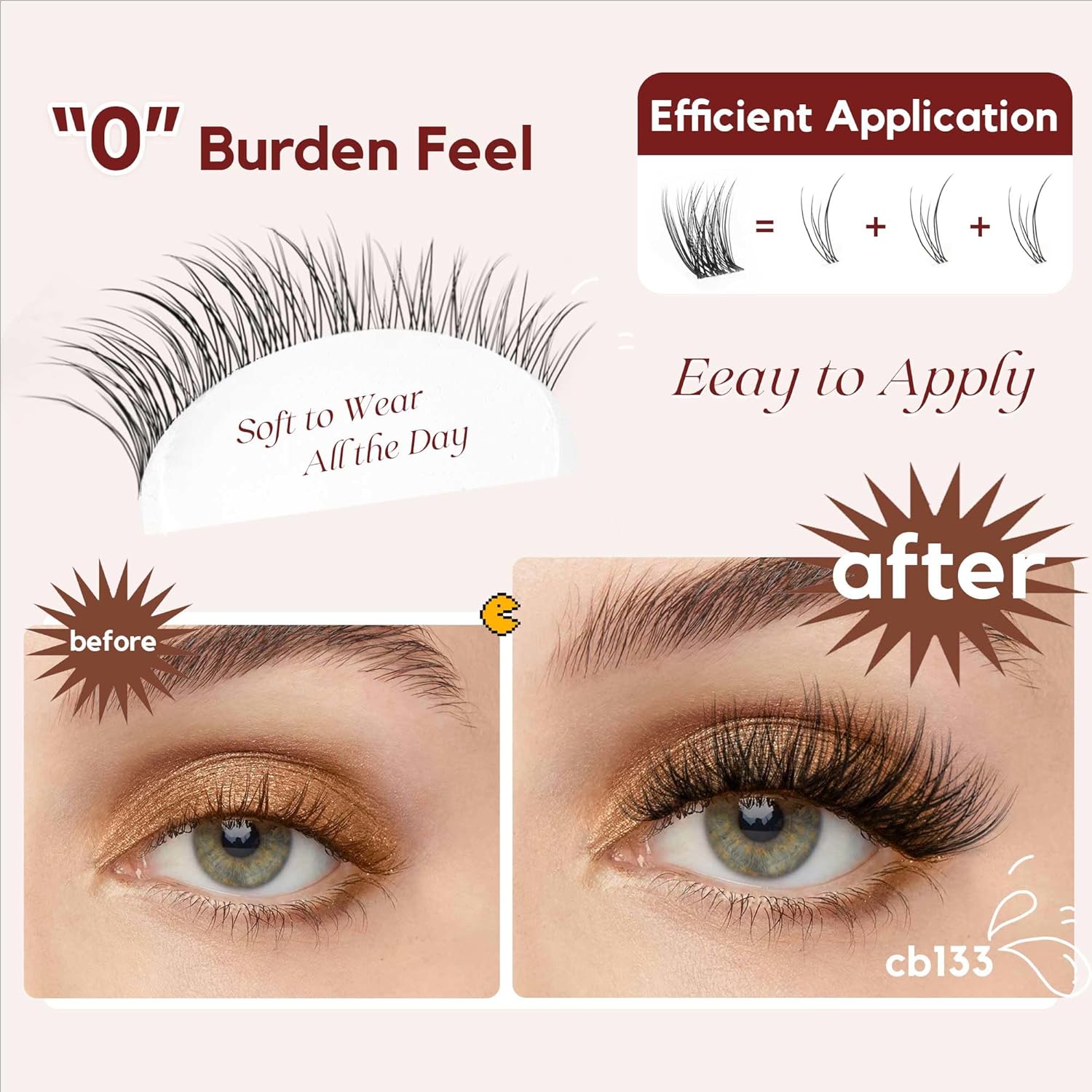 False Lashes Individual Packs